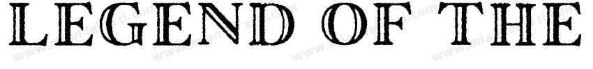 LEGEND OF THE WHITE字体转换